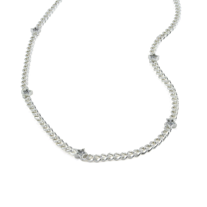 Sparkler Necklace Silver