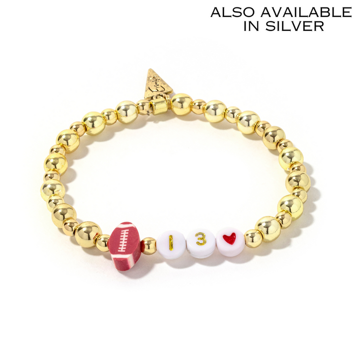 Sporty Custom Number Bracelet