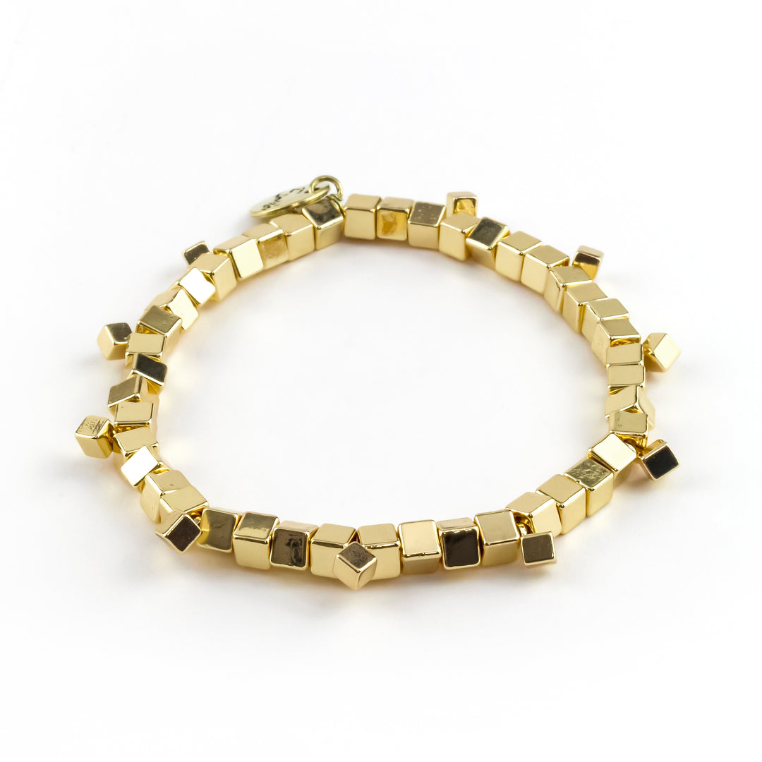 Squared Gold Bracelet