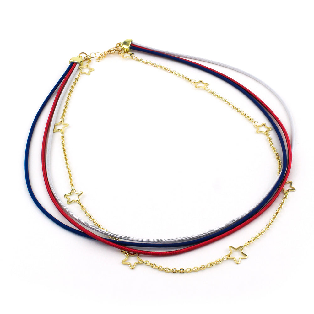 Stars & Stripes Necklace - Erimish