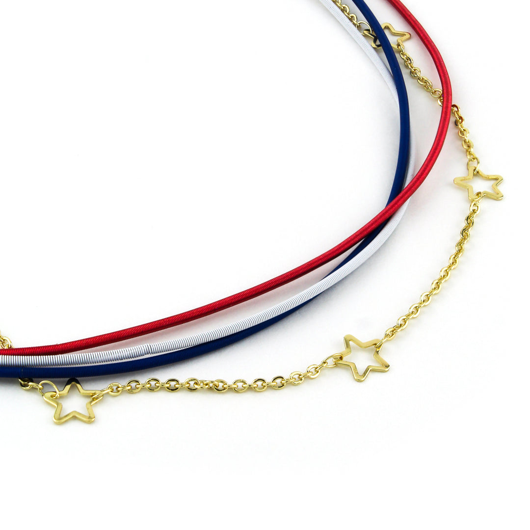 Stars & Stripes Necklace - Erimish