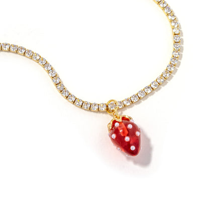 Strawberry Kiss Necklace