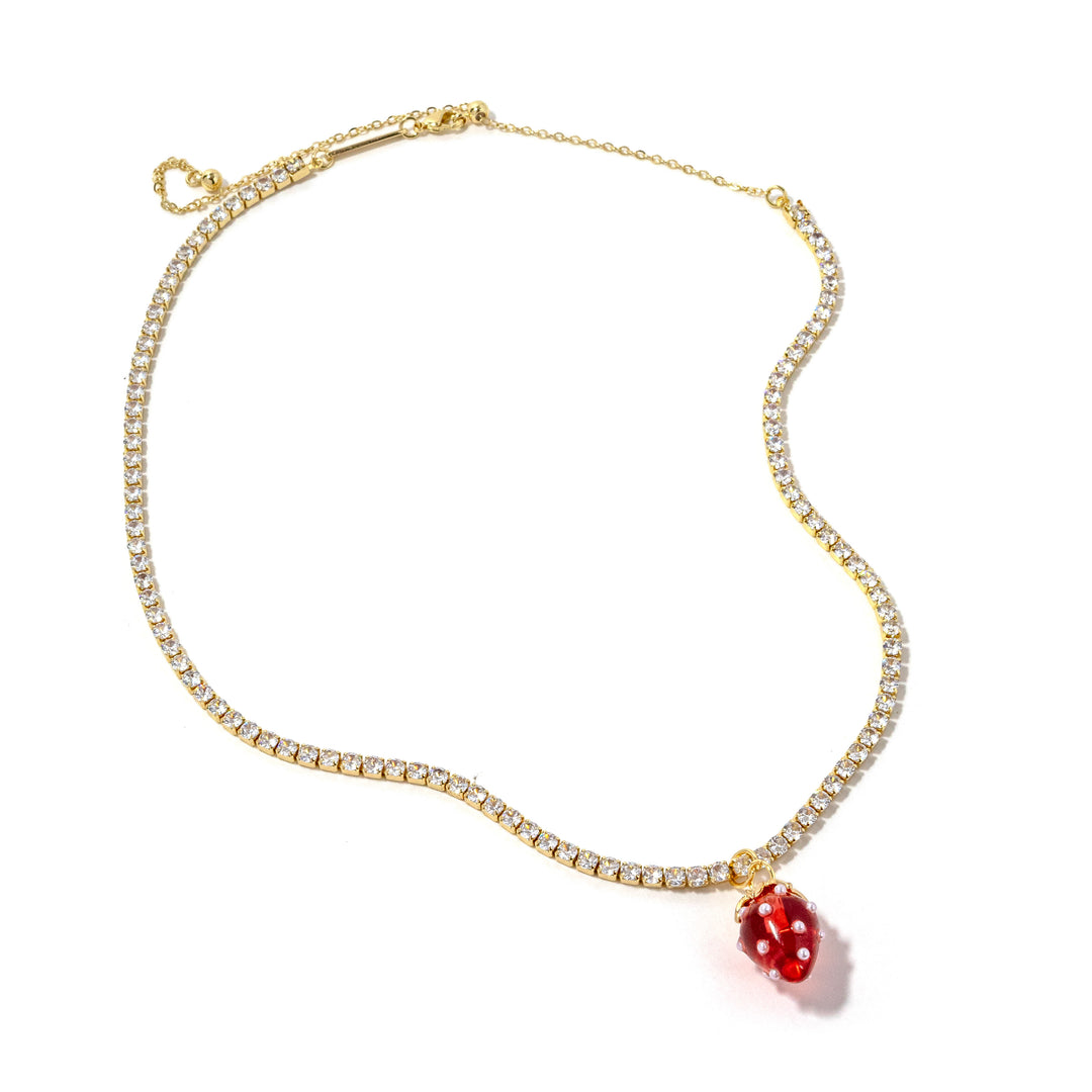 Strawberry Kiss Necklace