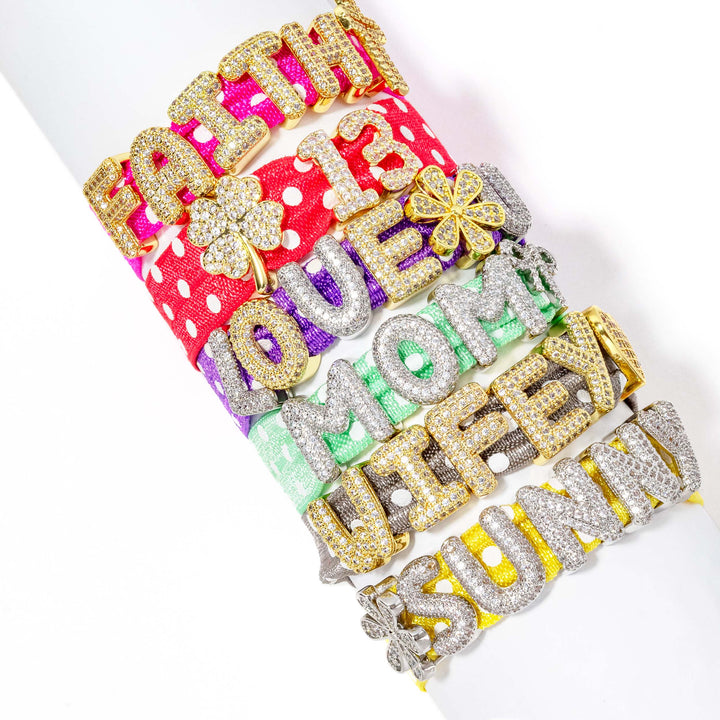 Polka Dot Stretch Slider Bracelet