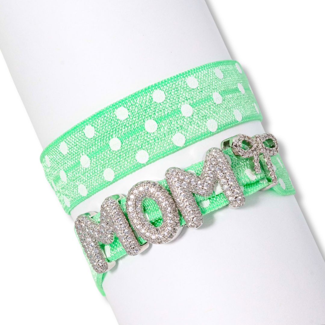 Polka Dot Stretch Slider Bracelet