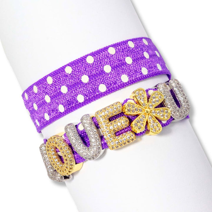 Polka Dot Stretch Slider Bracelet