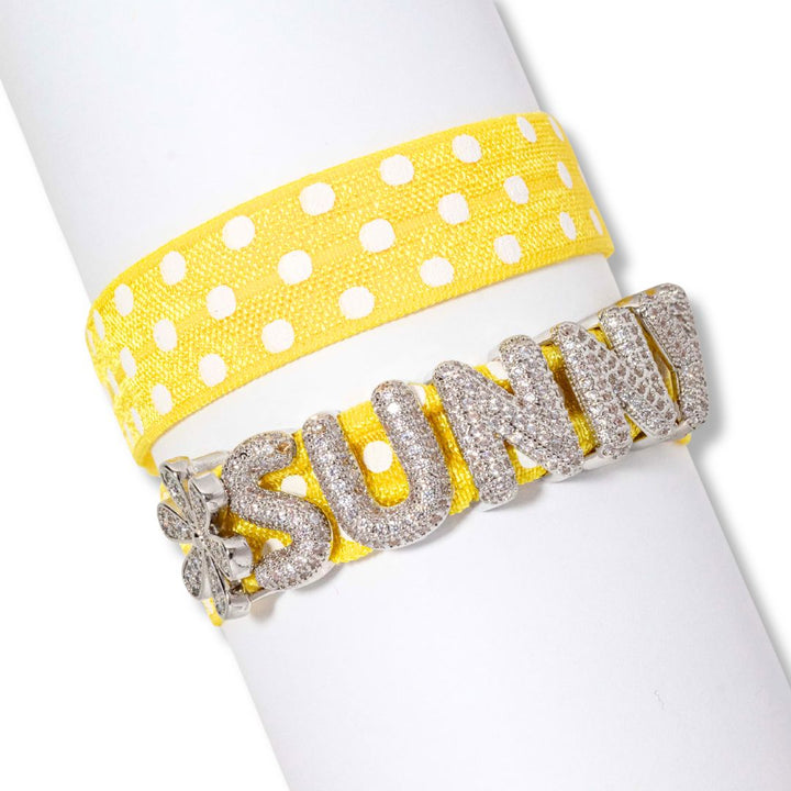 Polka Dot Stretch Slider Bracelet
