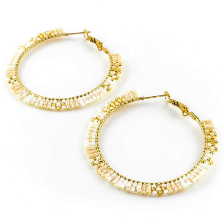 Sunburst Earrings Neutral