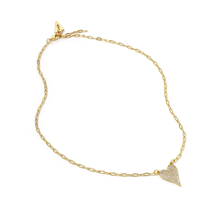 Zircon Heart Necklace