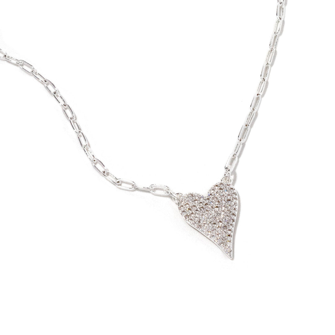 Zircon Heart Necklace