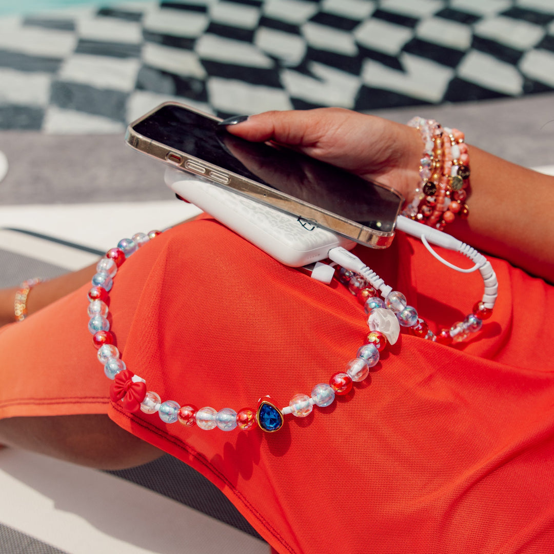 Beaded Phone Charger Taffy USA