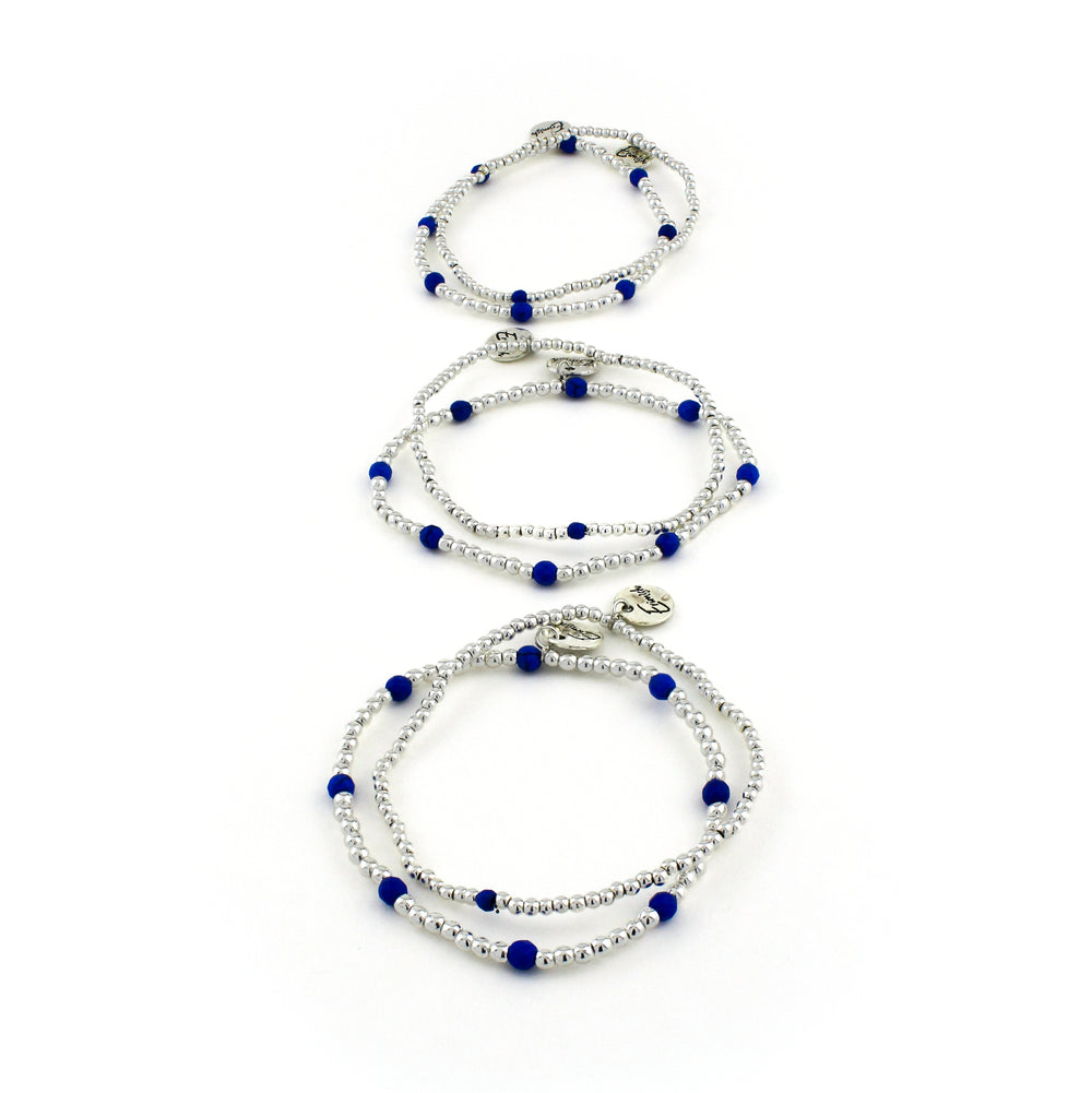 Tatum Starter Stack Blue/Silver - Erimish