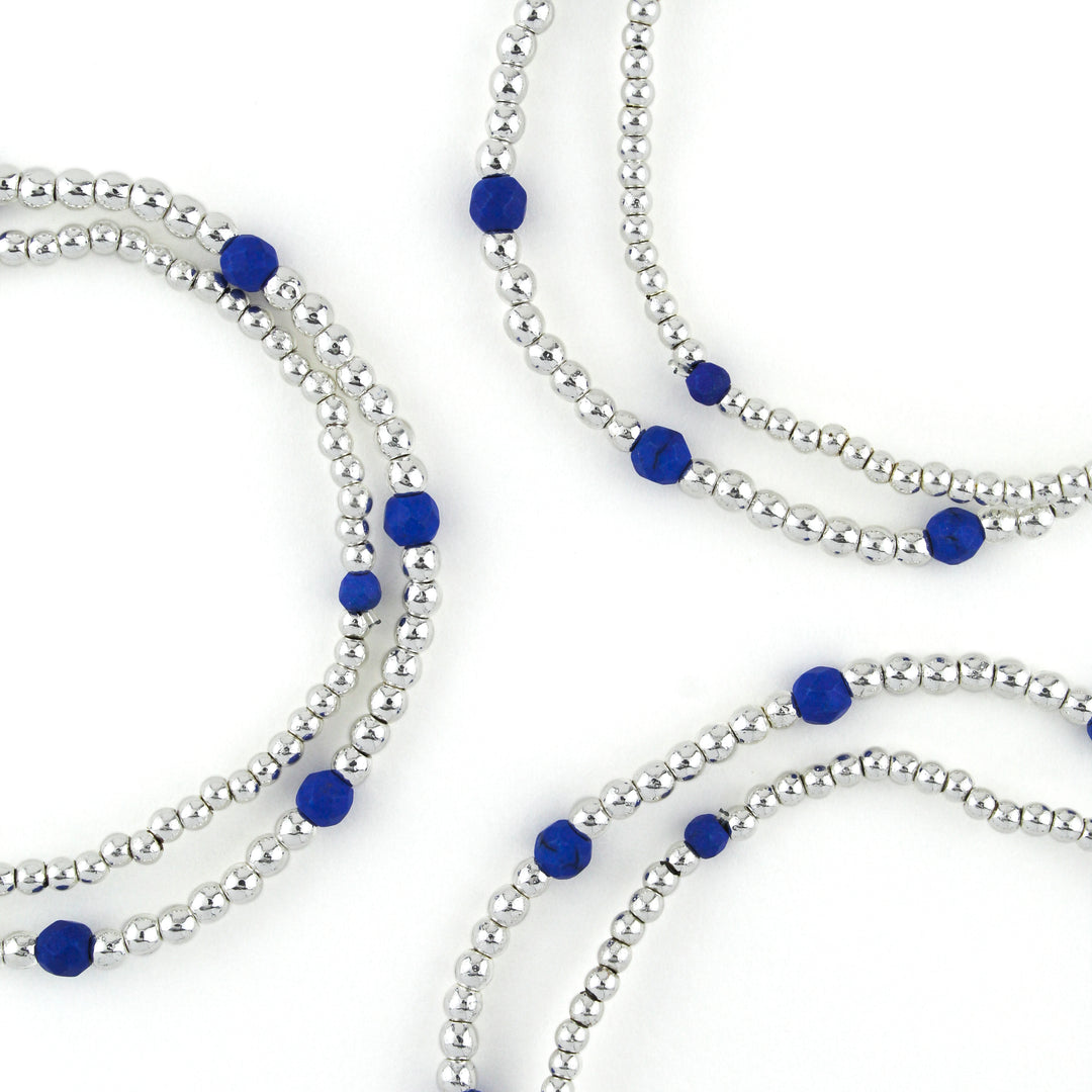 Tatum Starter Stack Blue/Silver - Erimish