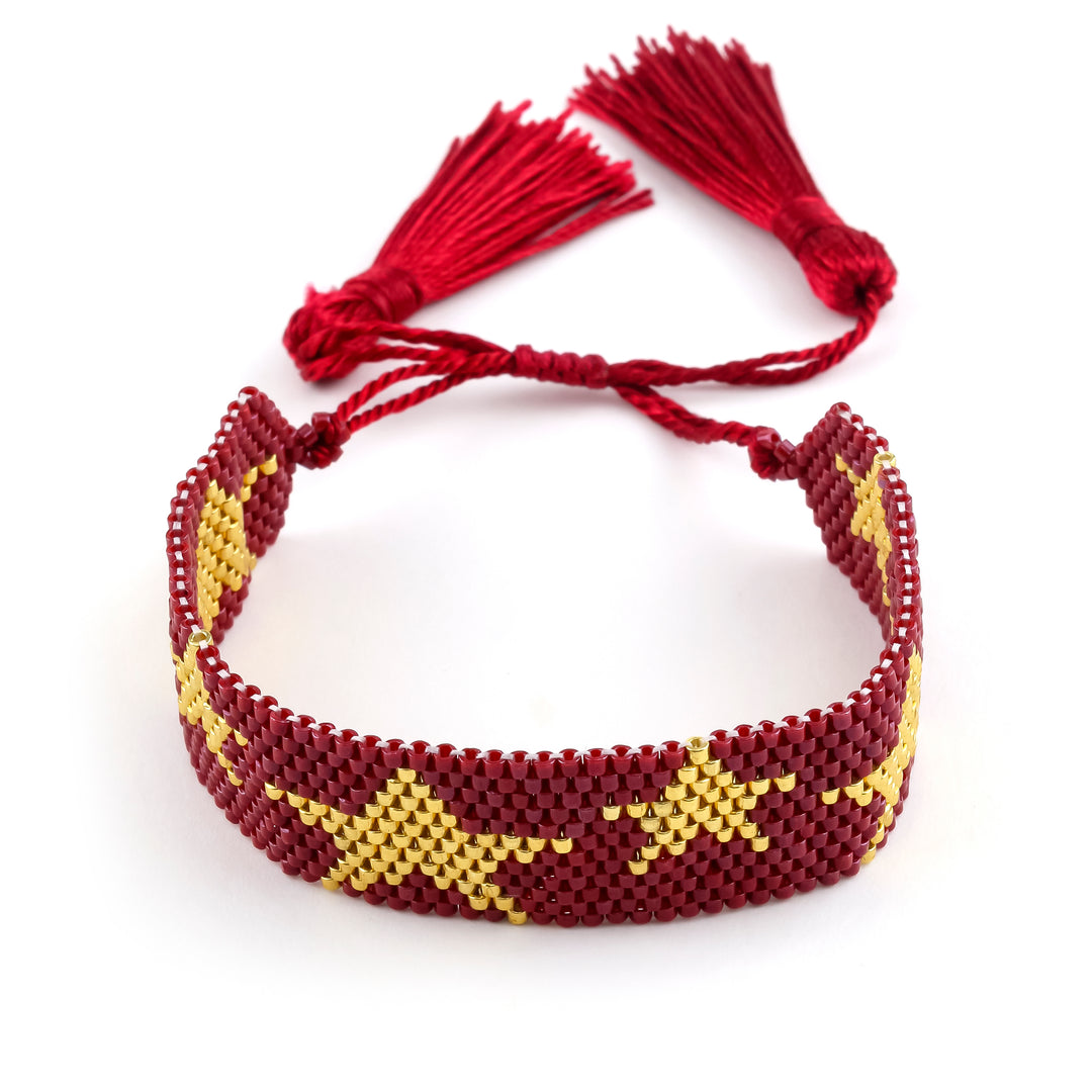 Beaded Star Cuff Travis - Erimish