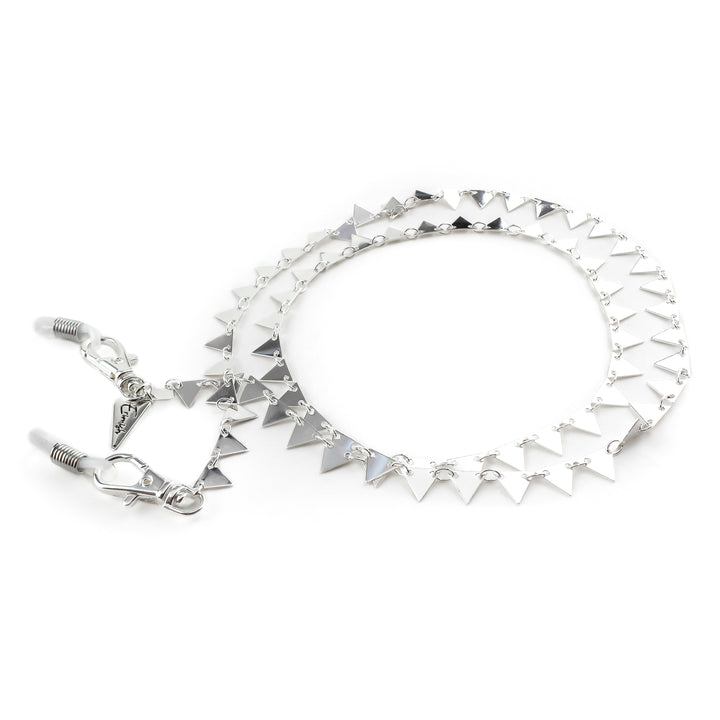 Triangle Sunglass Chain Silver - Erimish