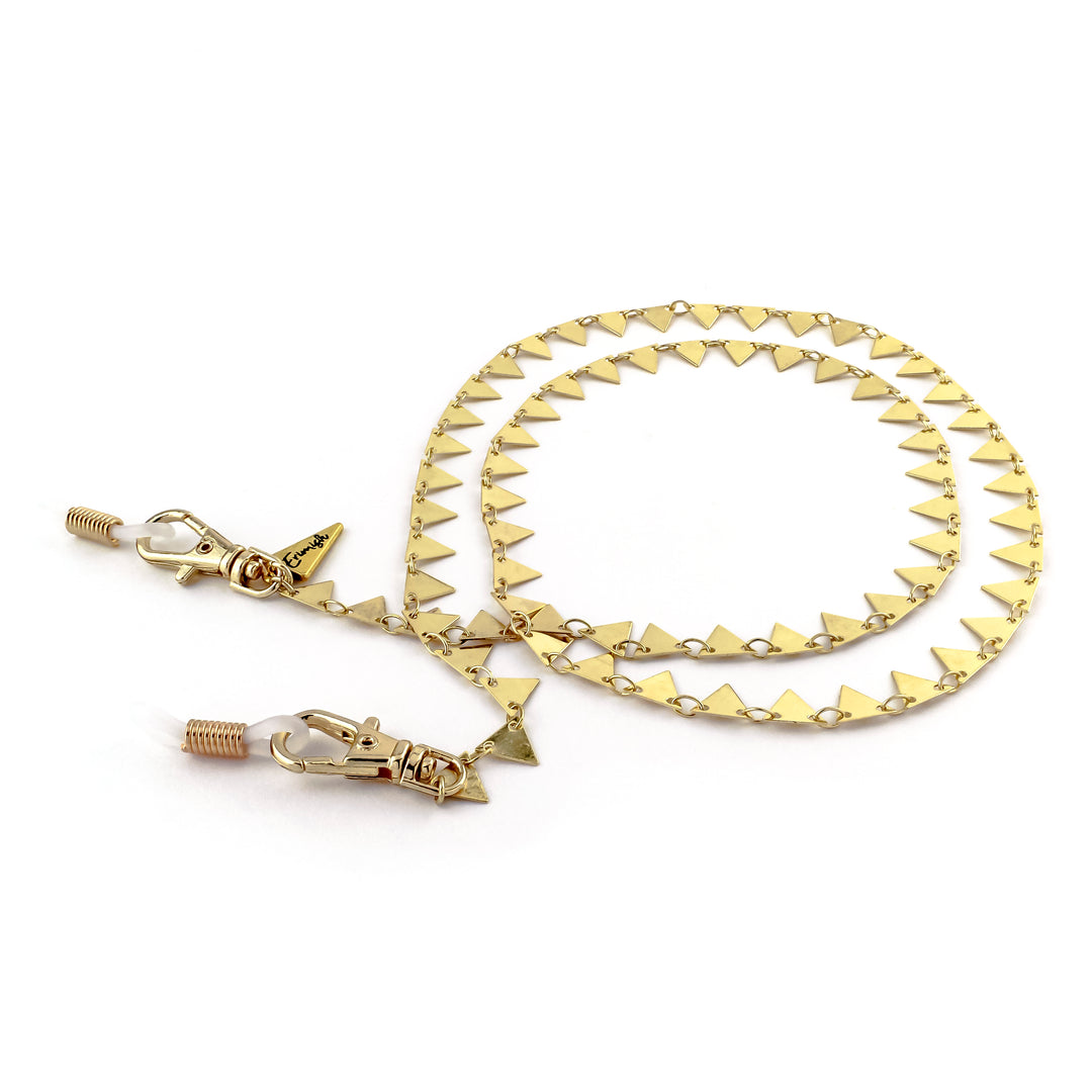 Triangle Sunglass Chain Gold - Erimish