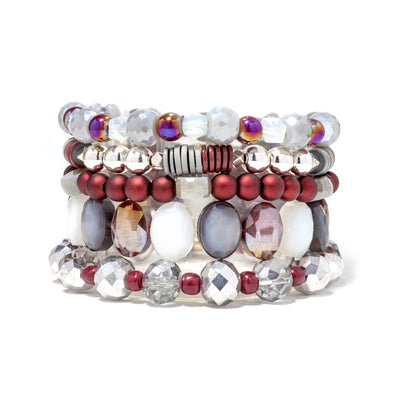 Team Spirit Stack Maroon/White