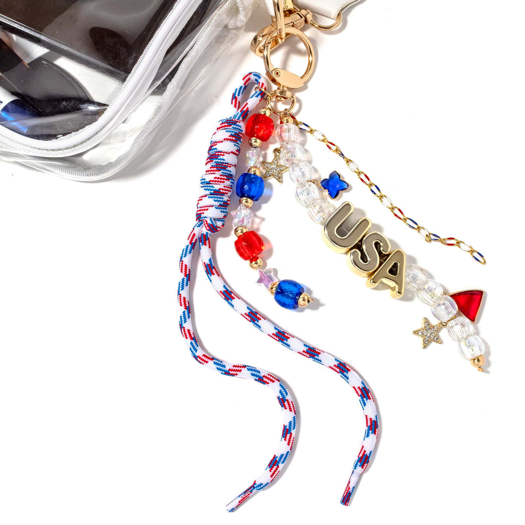 Bag Charm USA Bling