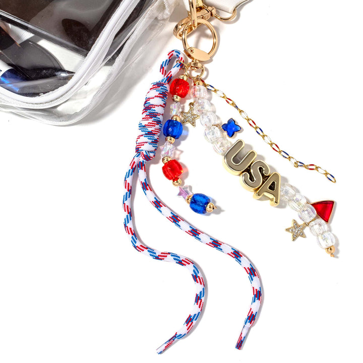 Bag Charm USA Bling