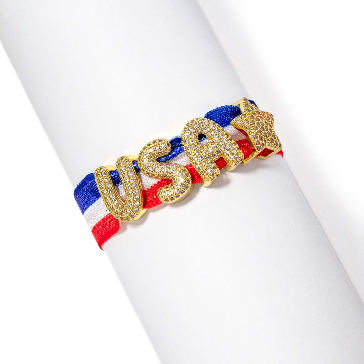 Stretch USA Stripes Bracelet