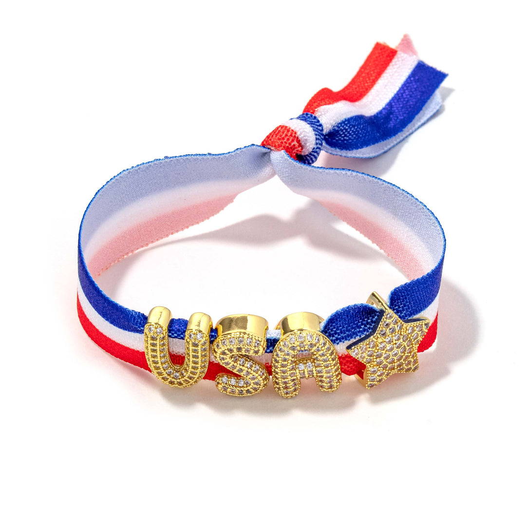 Stretch USA Stripes Bracelet
