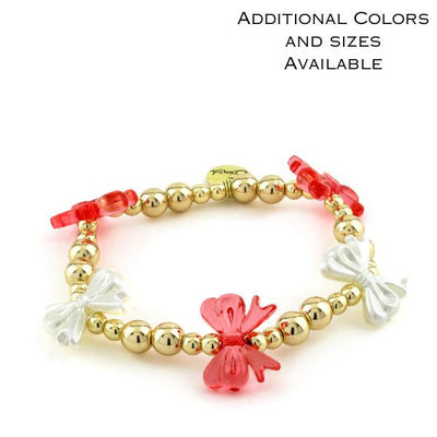 Bow Bracelet Red
