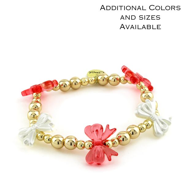 Bow Bracelet Red