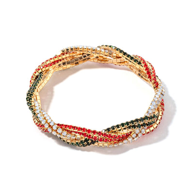 Very Merry Twisted Bracelet