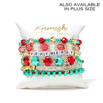 Very Merry Bracelet Stack Ship Date 10/20