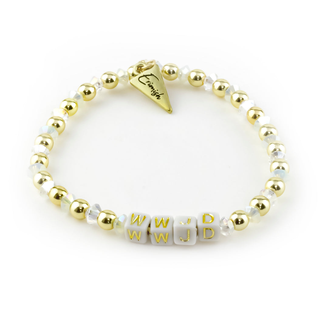 WWJD Bracelet Gold - Erimish