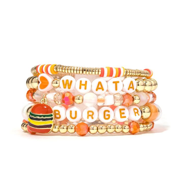 Whataburger Bracelet Stack