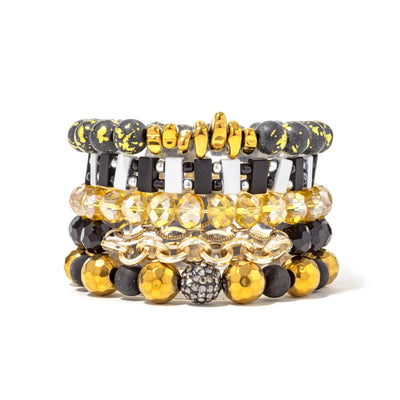 Plus Size Team Spirit Stack Black/Gold