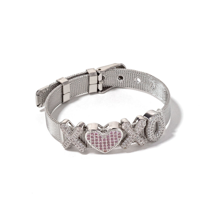 Custom Slider Bracelet XOXO