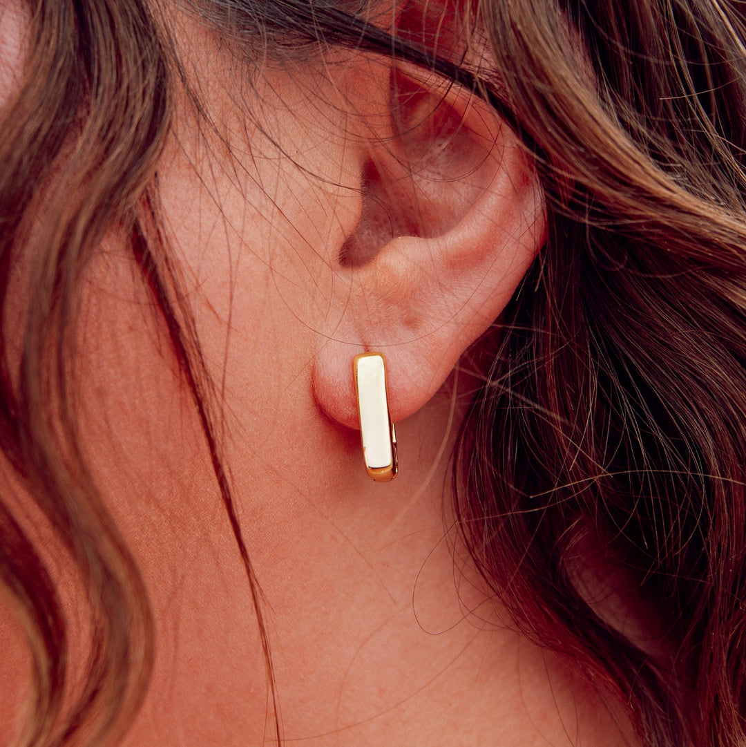 Mini Block Earrings