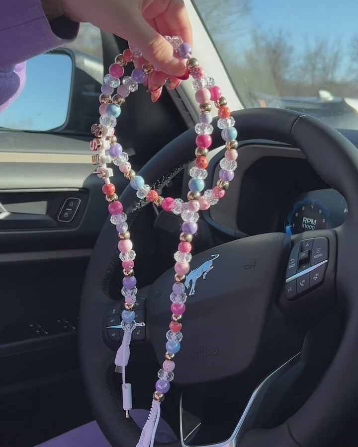 Beaded Phone Charger Smoothie