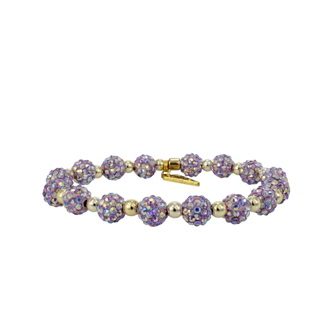 Shamballa Bracelet Lilac - Erimish