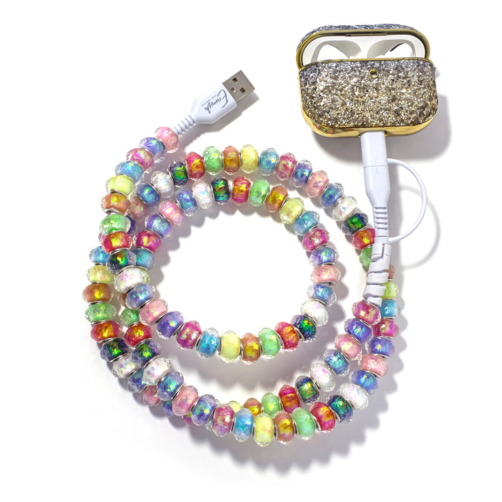 Beaded Phone Charger Sparkle