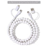Beaded Phone Charger Chalk