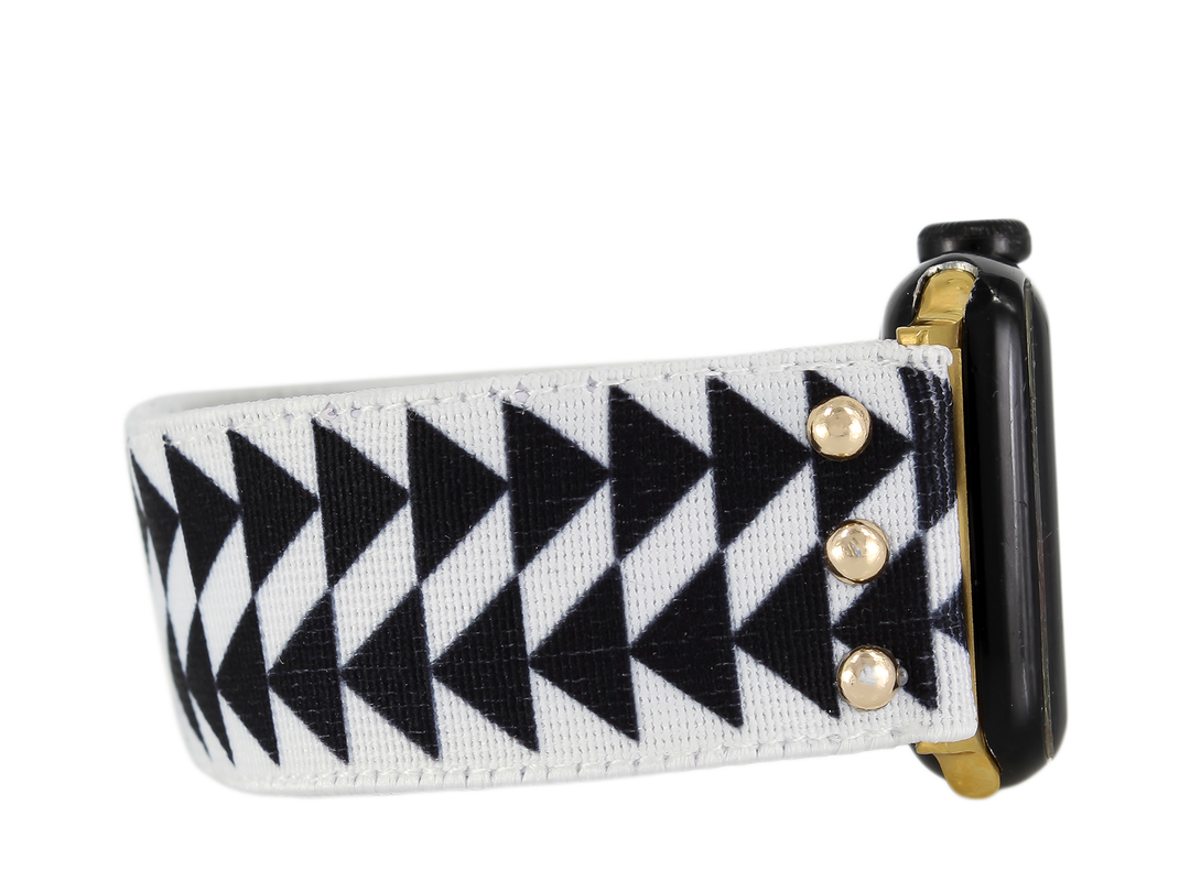 Black &amp; White Arrow Apple Watch Band