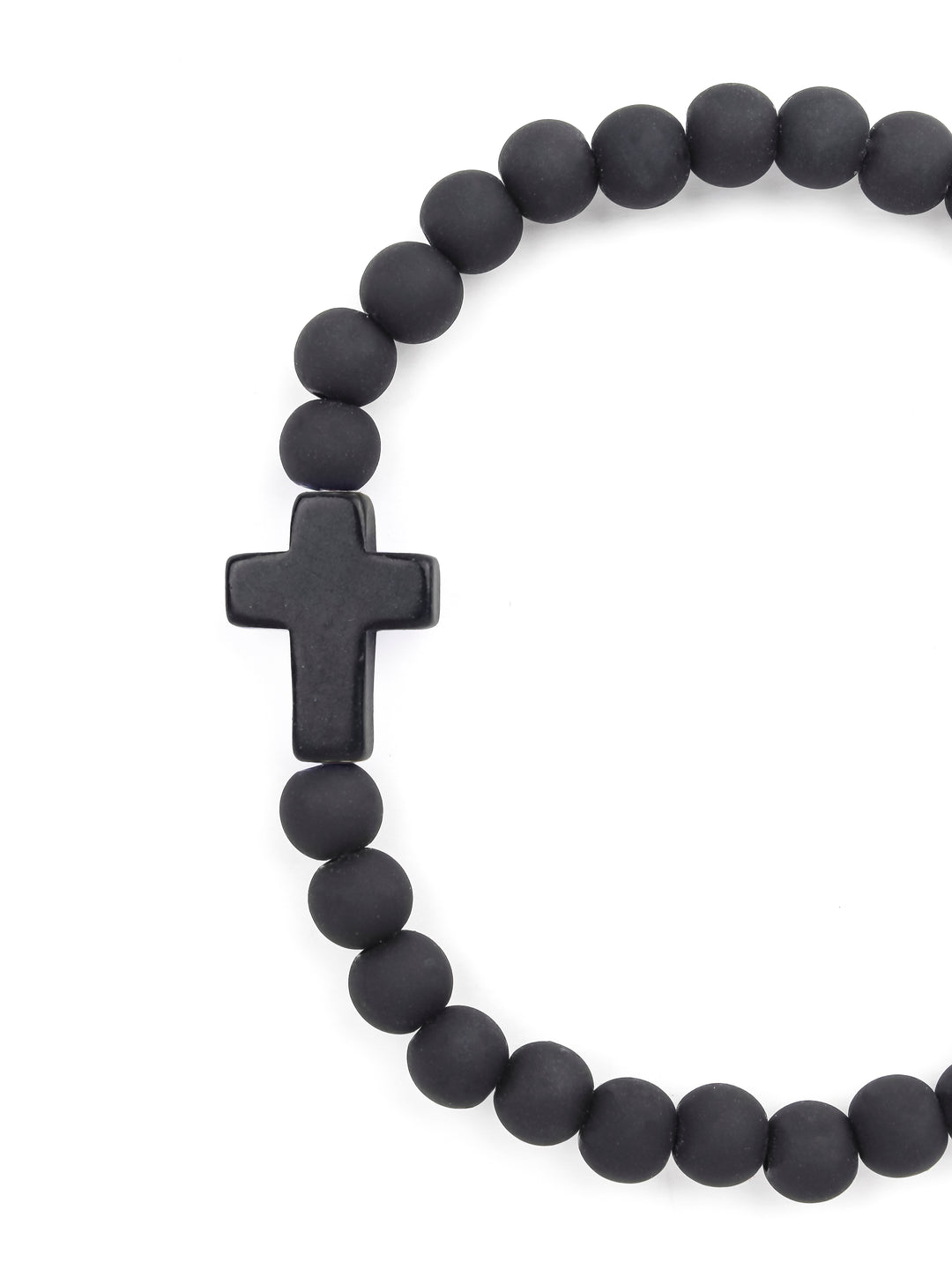Cross Bracelet Black