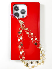 Phone Charm Wrist Strap-Charmer Gold