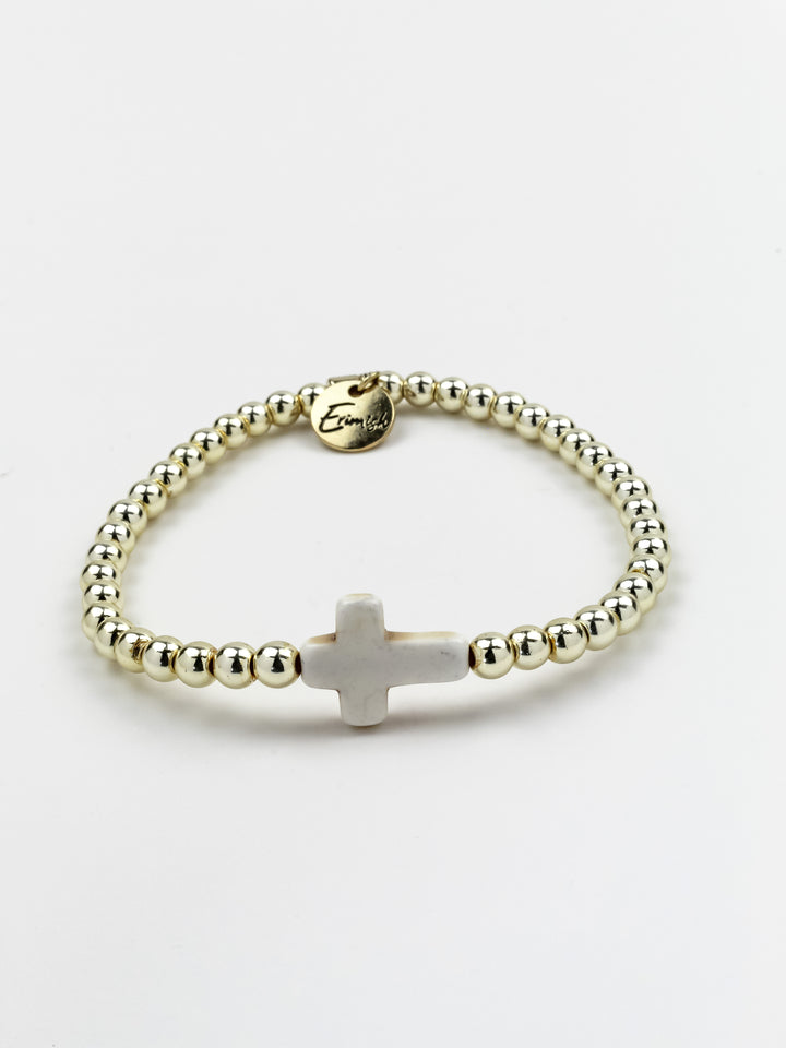 Cross Bracelet Cream - Erimish