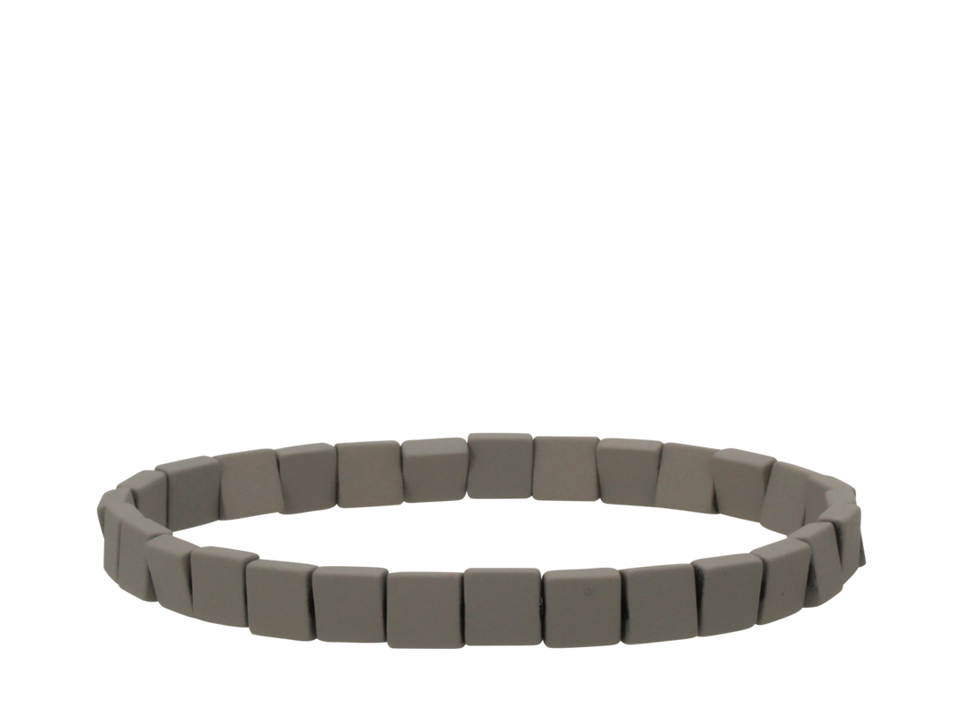 Grey Squared Dude Bracelet