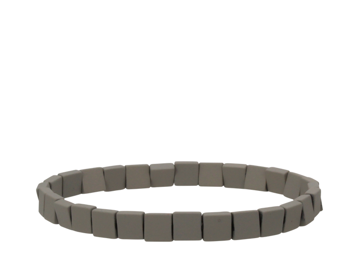 Grey Squared Dude Bracelet