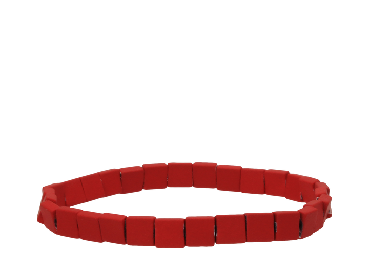 Red Squared Dude Bracelet