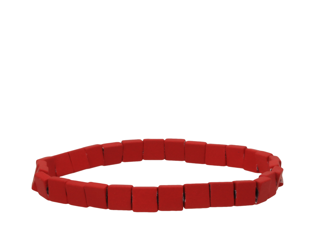 Red Squared Dude Bracelet