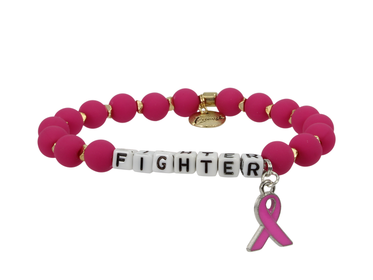 Breast Cancer Fighter Stretch Bracelet