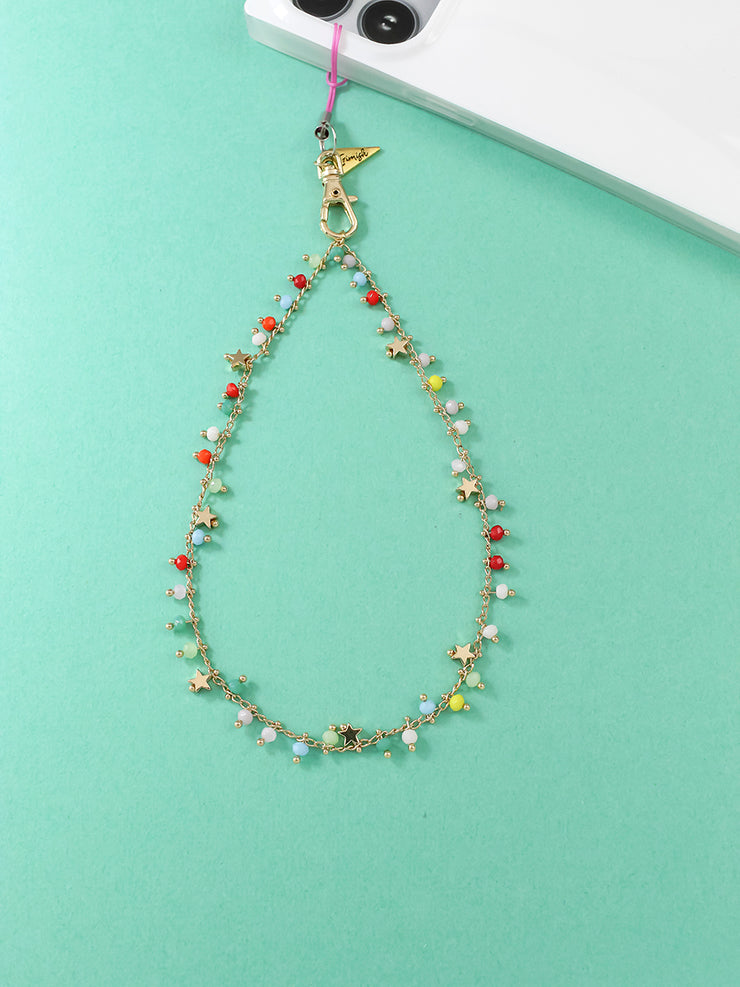 Phone Charm Wrist Strap-Fruit Pop Gold