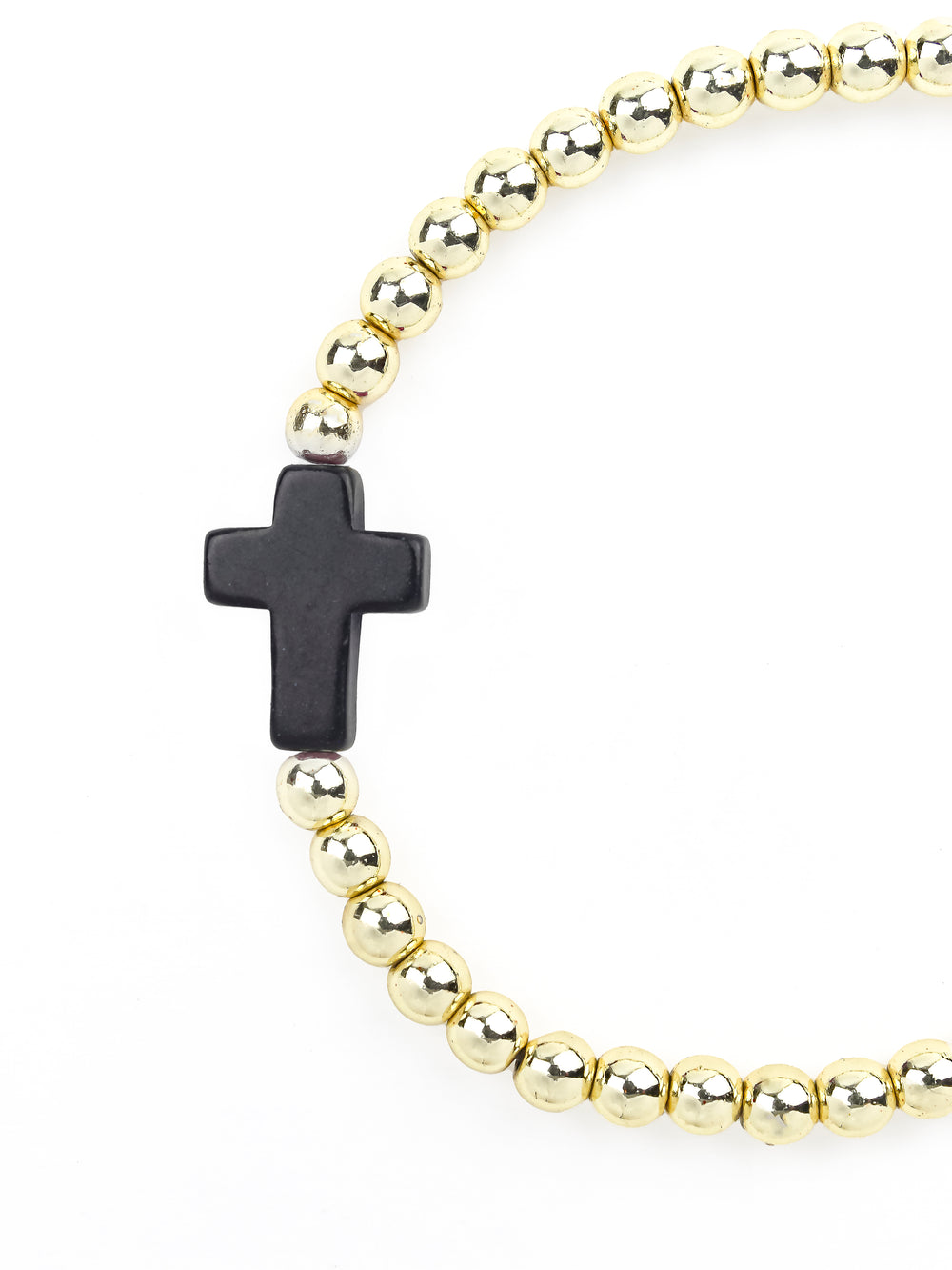 Cross Bracelet Black - Erimish