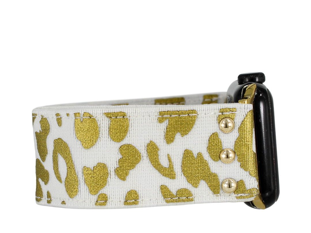 Gold Leopard Apple Watch Band